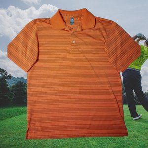 PGA Tour Golf shirt.  Orange, size M.